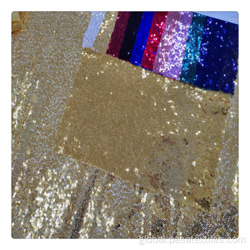 China 2023 New Fashion Sequin poly Tulle Mesh Fabric african sequins lace fabrics purple sequin fabric for girl dress Supplier